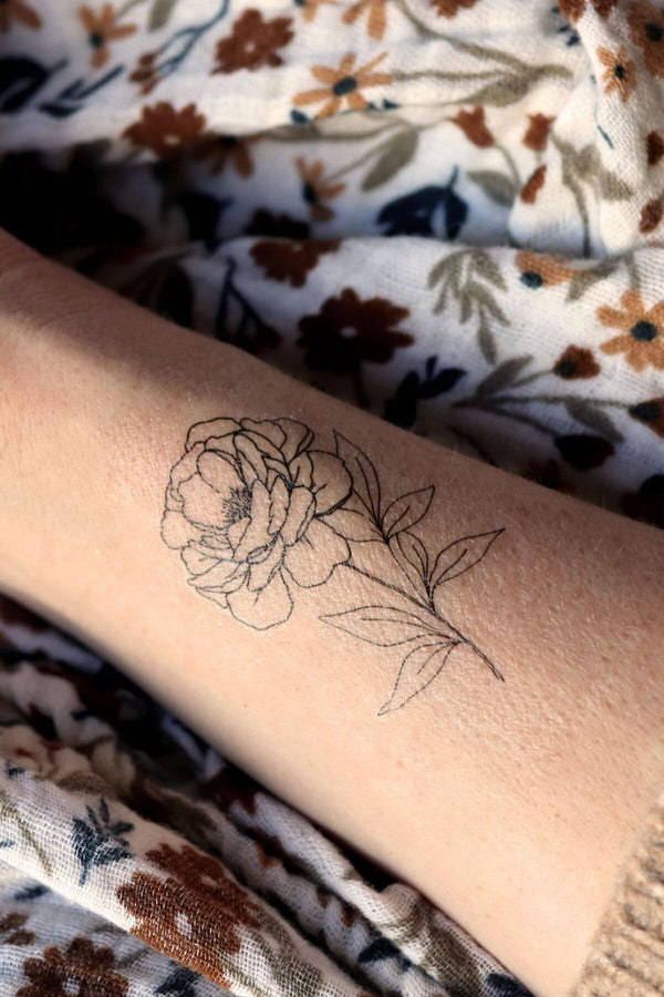 September Birth Flower Tattoo