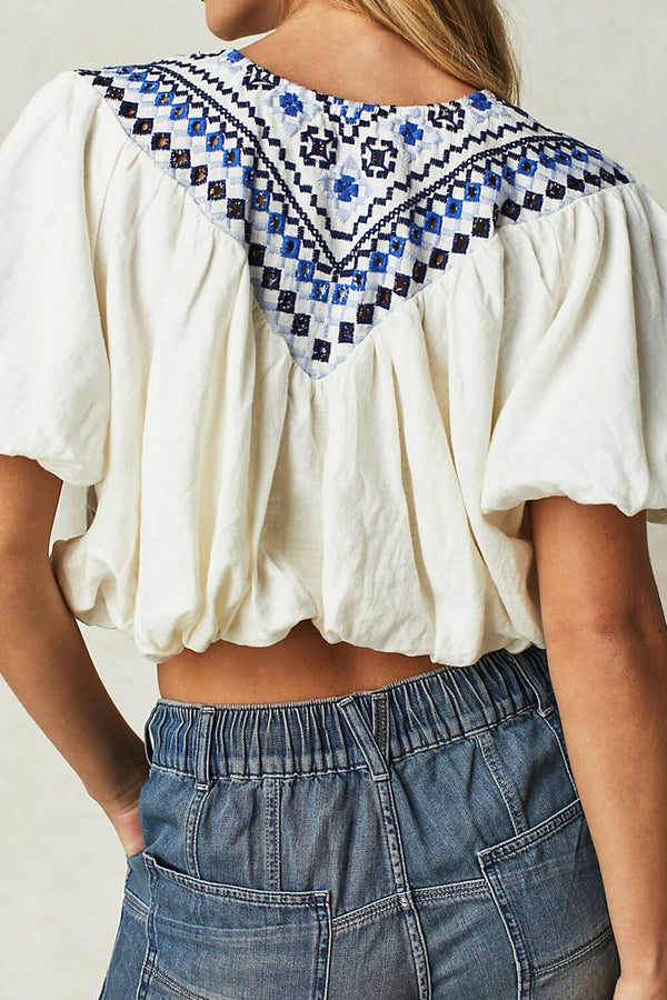 free people embroidered top