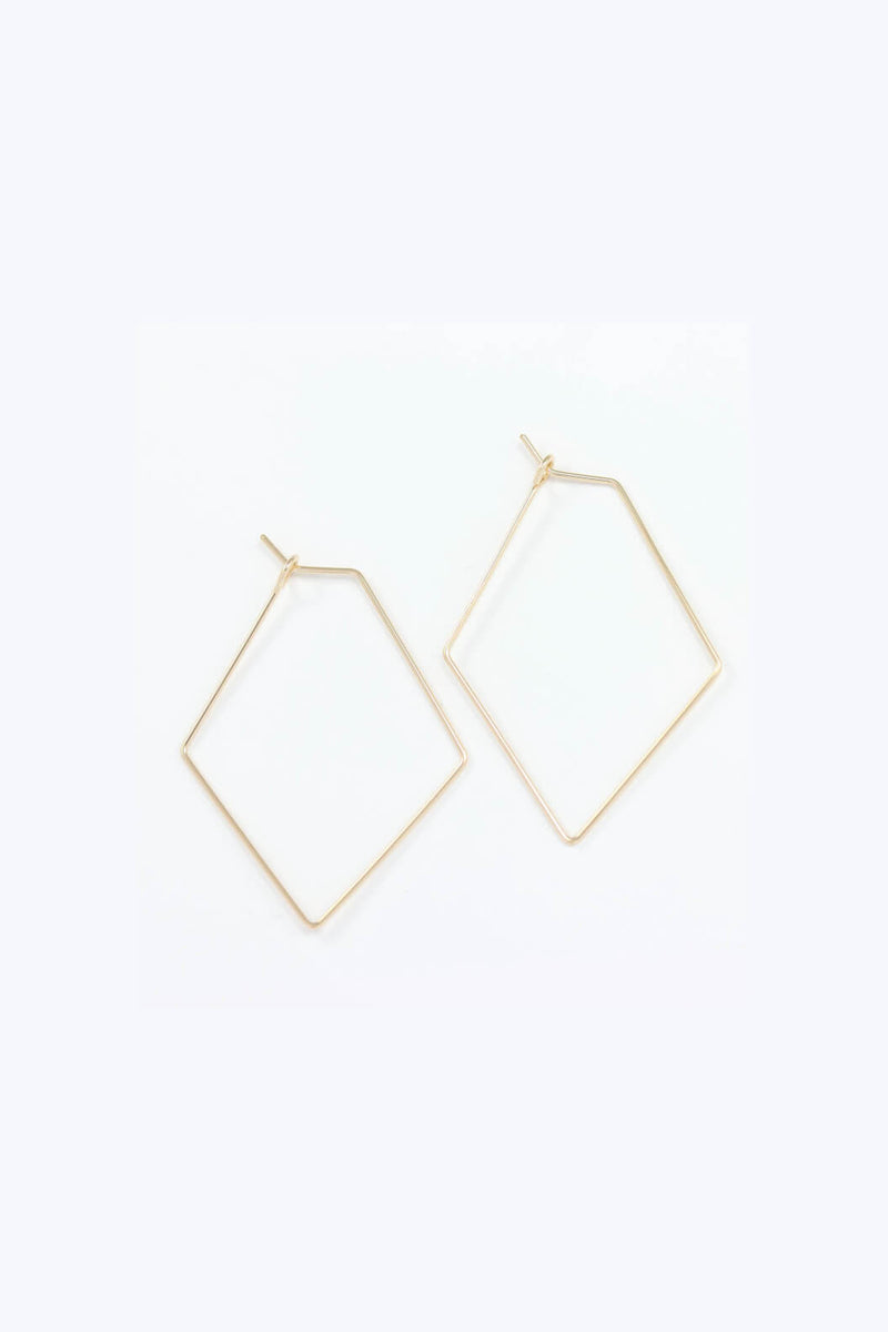 Diamond Hoop Earrings - Kariella