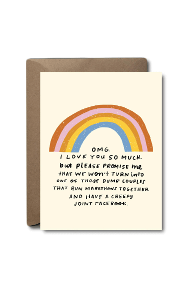Joint Facebook Love Greeting Card