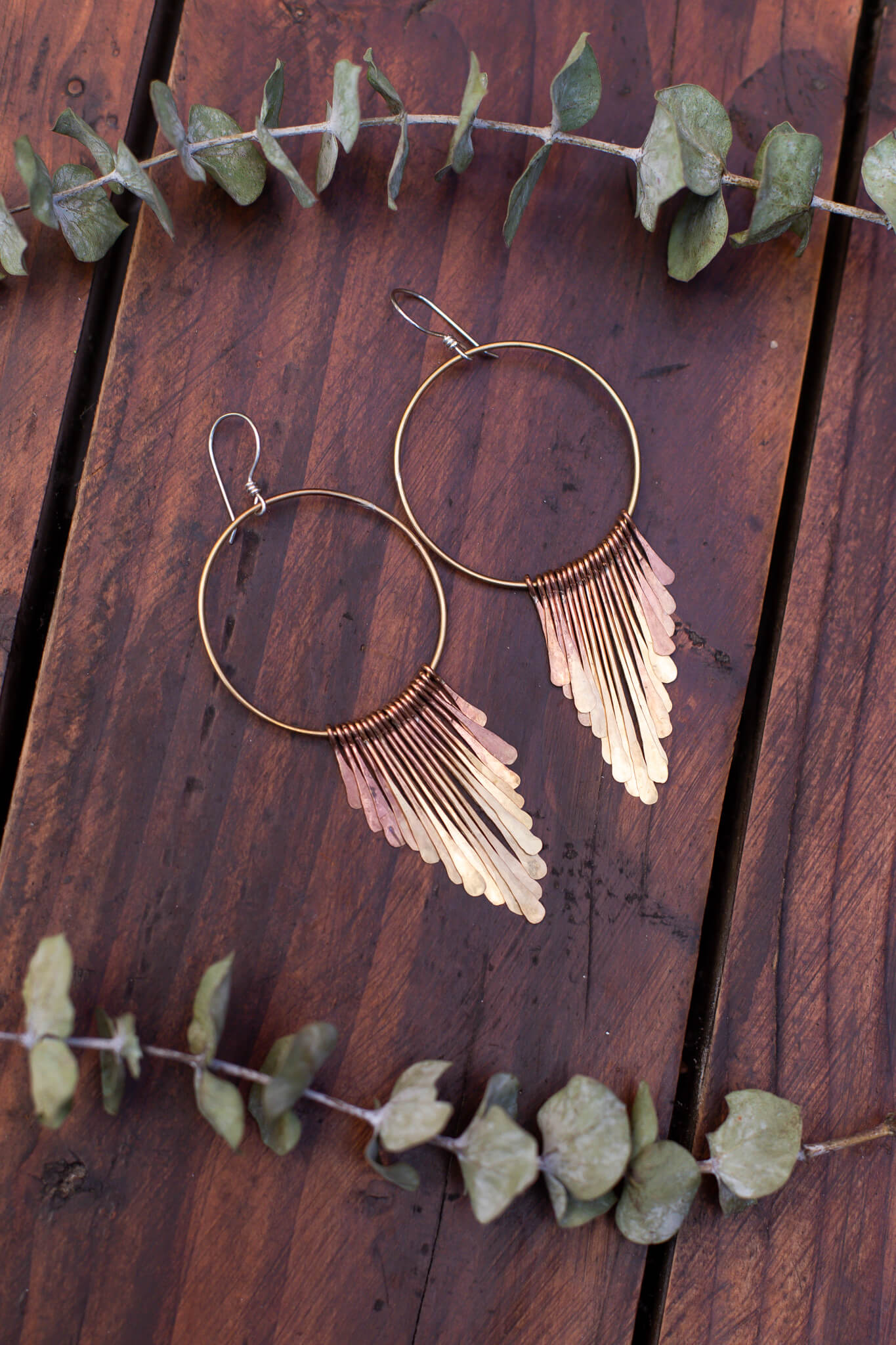 Large Fringe Earrings - Kariella