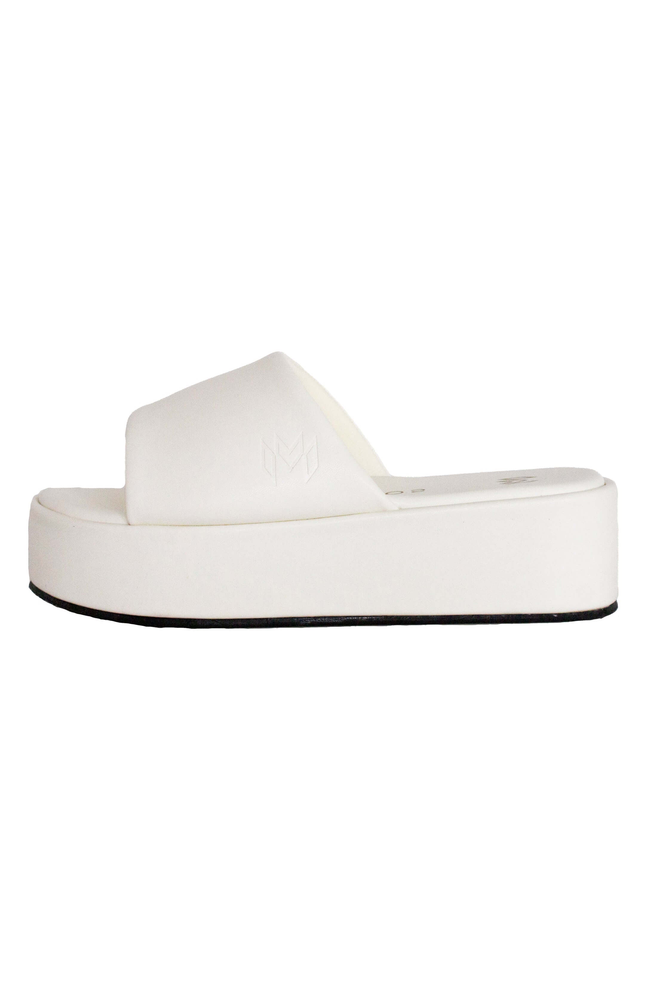 white platform wedge sandal