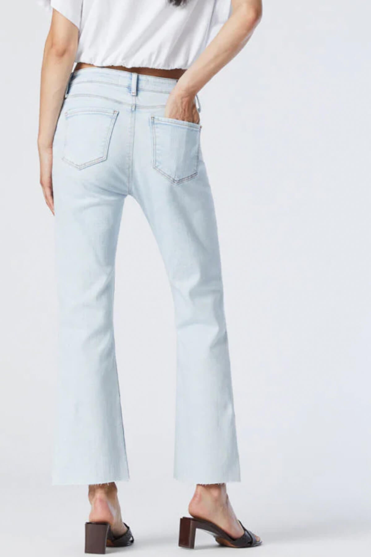 Light Blue Cropped Jeans