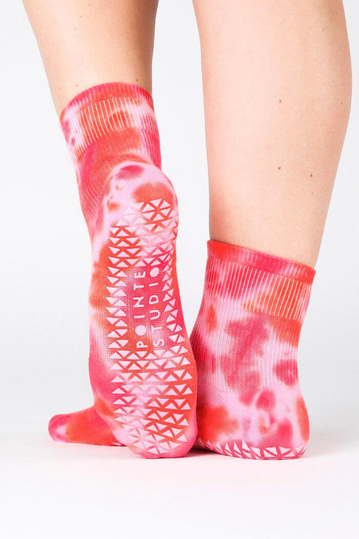 pointe studio jamie ankle sock paradise pink