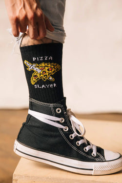 pizza slayer socks