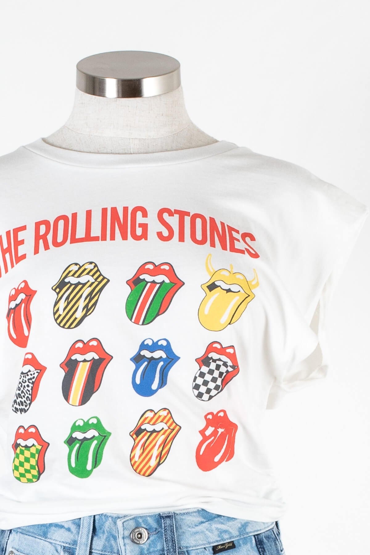 Women's Rolling Stones 12 Tongues graphic tee | Kariella