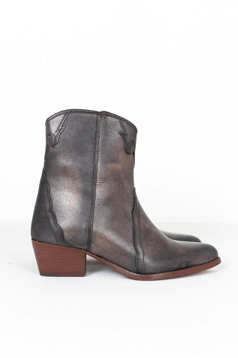Washed black free people boots