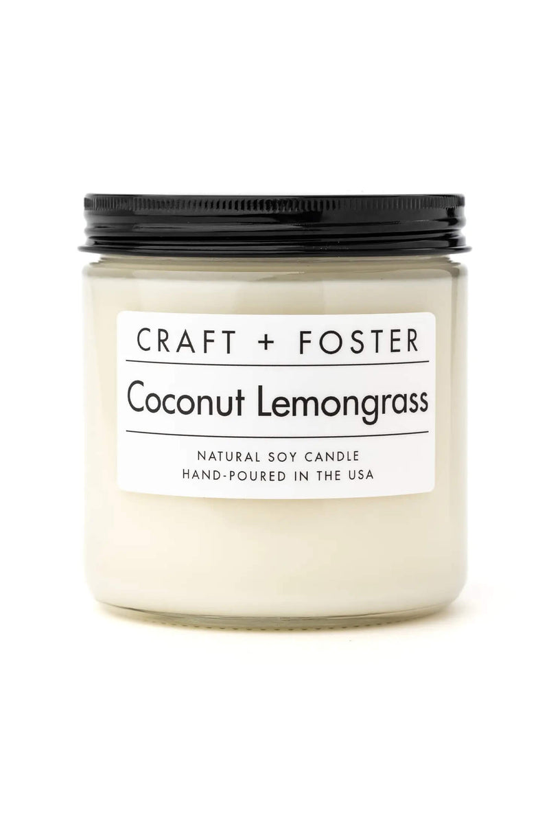 craft and foster coconut lemongrass 12oz white label