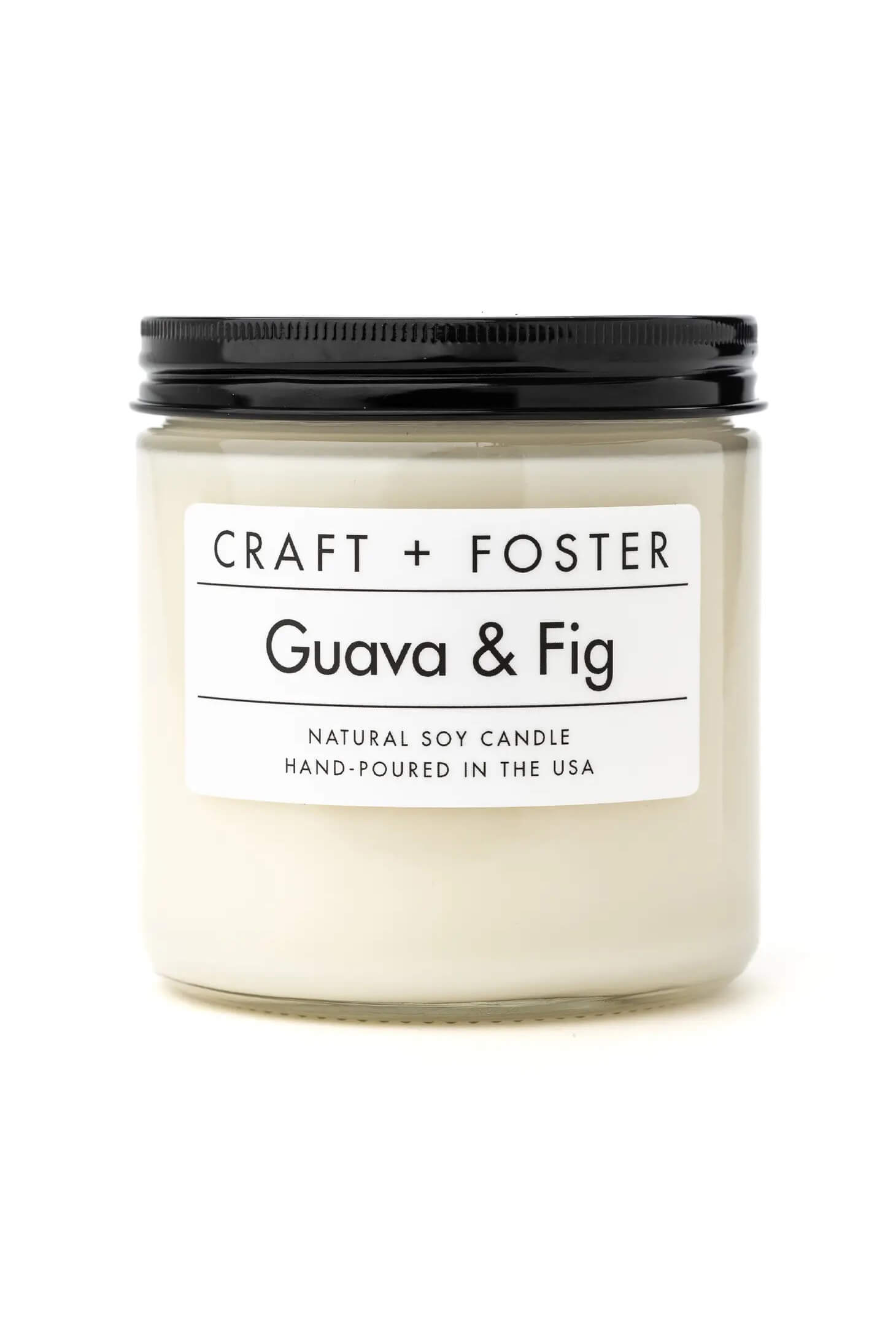 craft and foster guava & fig candle