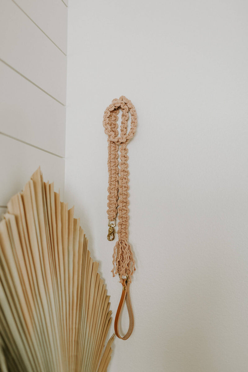 Spiral Knot Macrame Dog Leash - Kariella