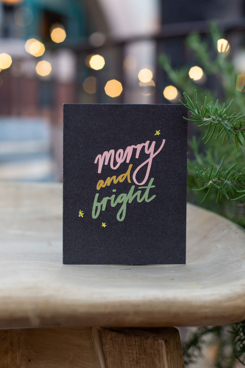 Merry + Bright Card - Kariella