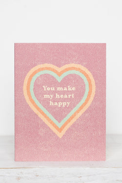 Heart Happy Card - Kariella