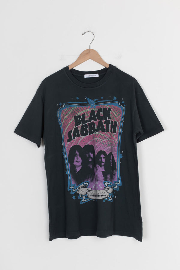 oversized black sabbath vintage shirt