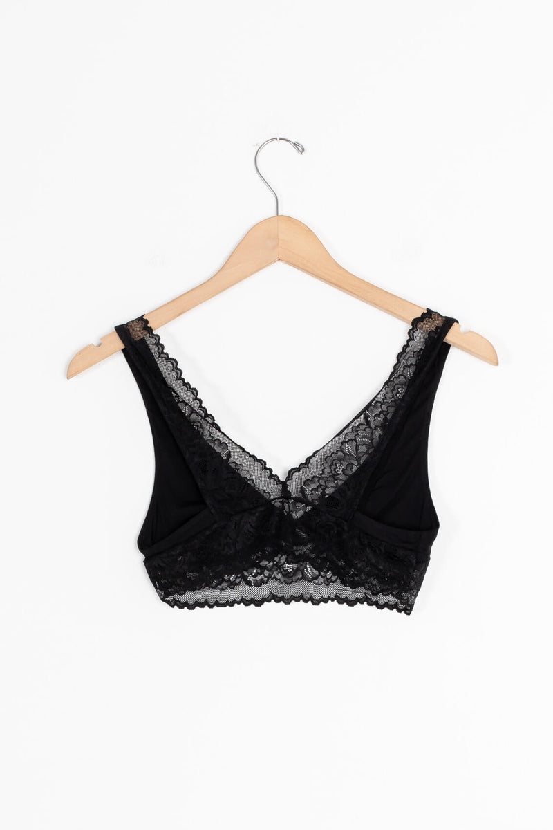 lace lined bralette