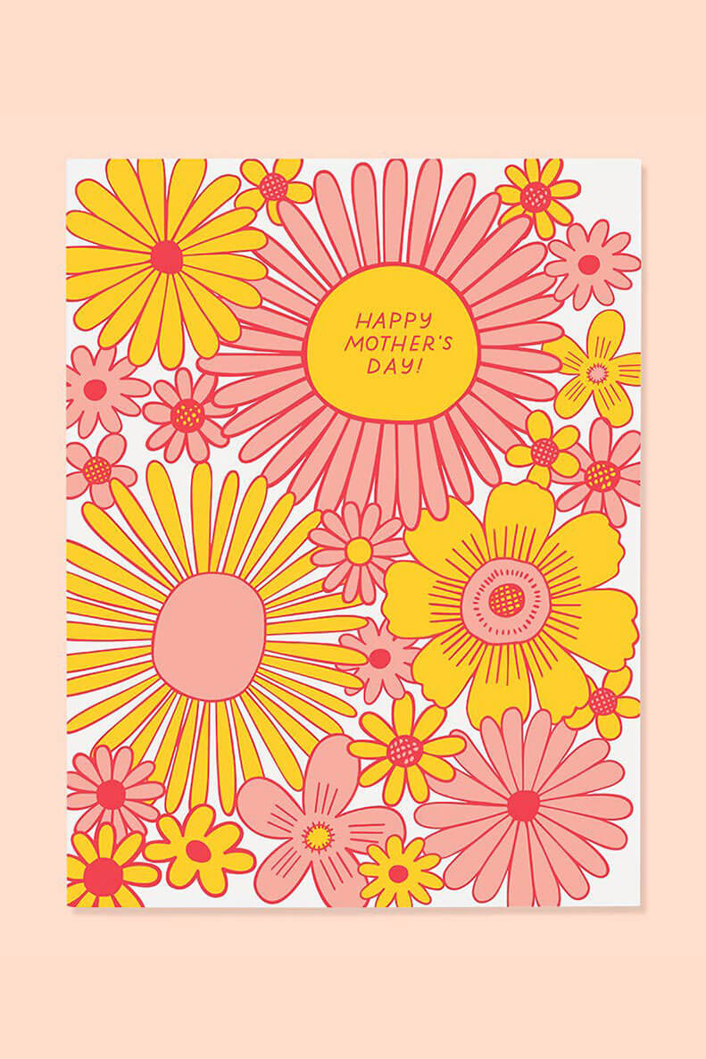 daisy mothers day card