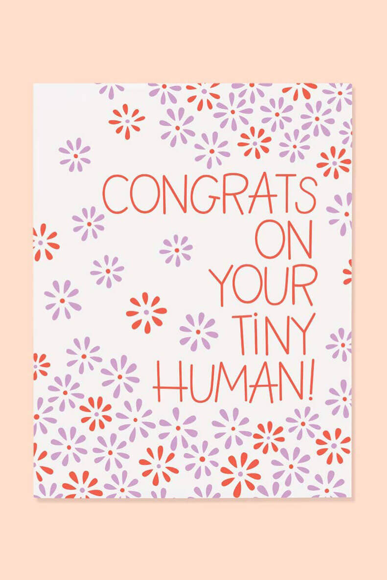 congrats on your tiny human card